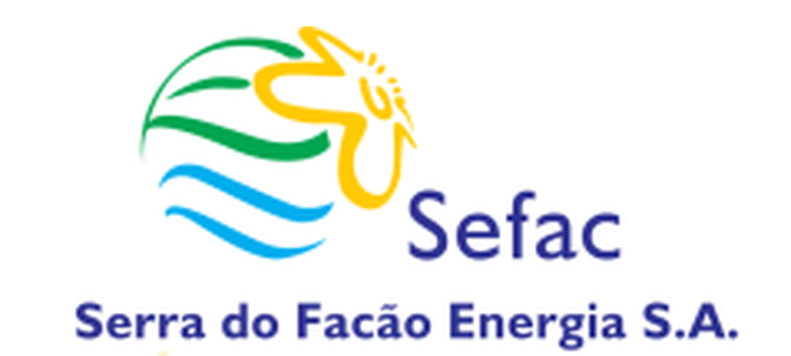 Conjunto de logos da Serra do Facão Energia